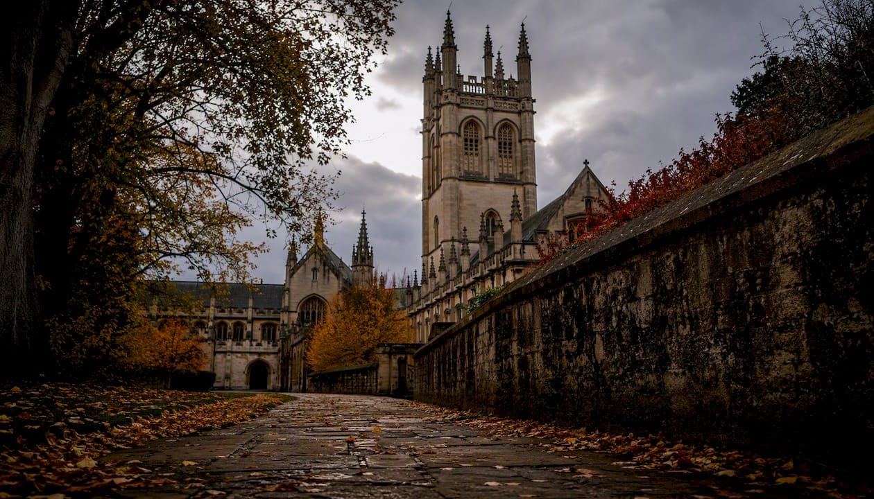 Christ Church Oxford college and cathedral exterior